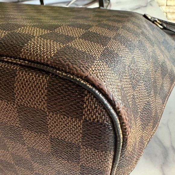 💙Auth Louis Vuitton Neverfull Damier Ebene Mm - Picture 6 of 10